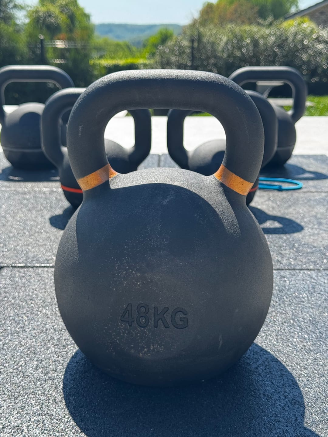 Customer photo review of Strength Shop Cast Iron Kettlebells - Single Mould, Powder Coated, 4-64KG