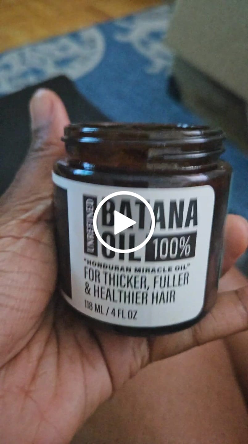 Customer video review of 100% Unrefined Batana Oil 4 oz
