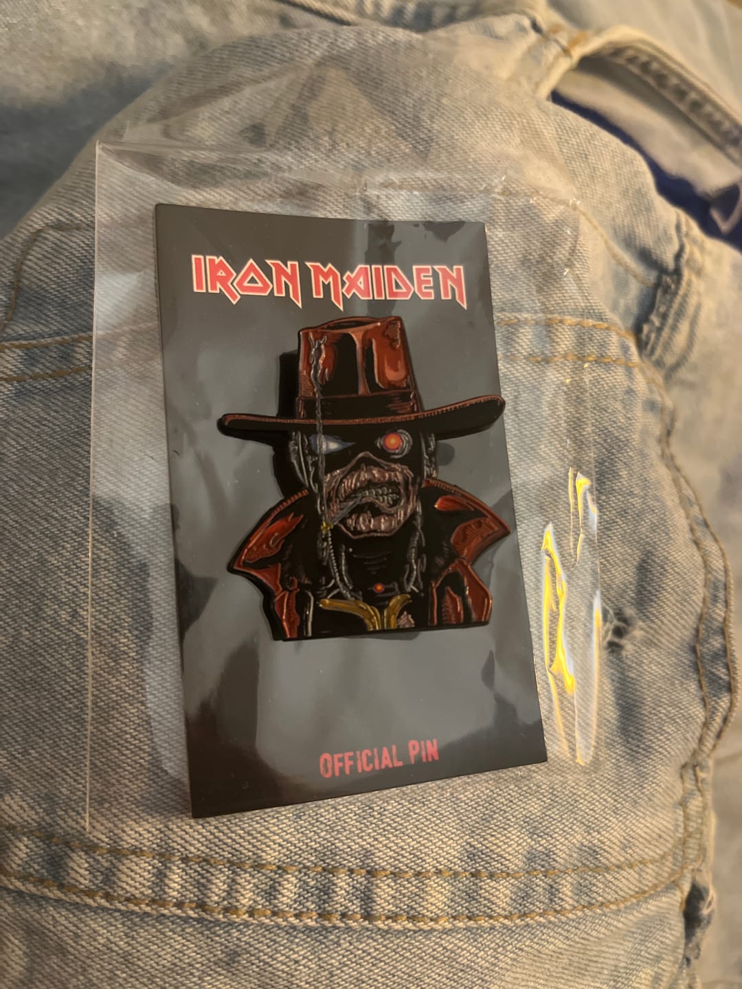 Customer photo review of Iron Maiden - Stranger In A Strange Land - Pin