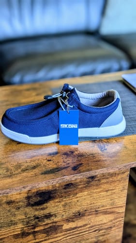 Customer photo review of SKŌNI Men's Golf Shoe - Navy