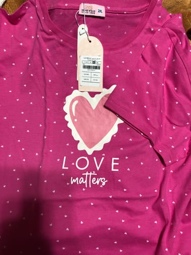 Customer photo review of Love Matters قميص حريمي نص كم