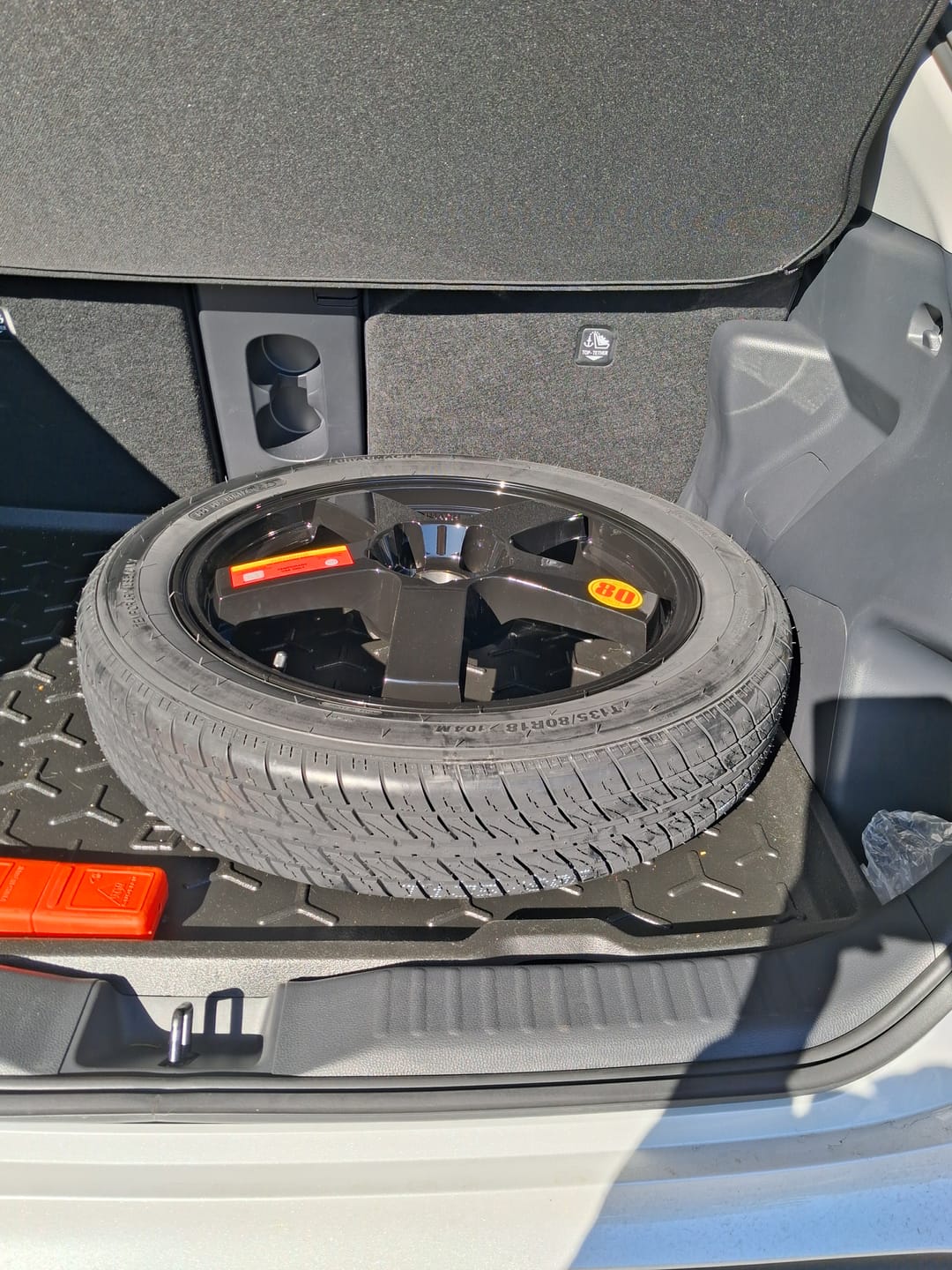Customer photo review of Yaris Cross Toyota Space Saver Spare Wheel Kit For  - HUB CENTRIC - Braumach Spare Wheel Kit All Models - 2020-2026