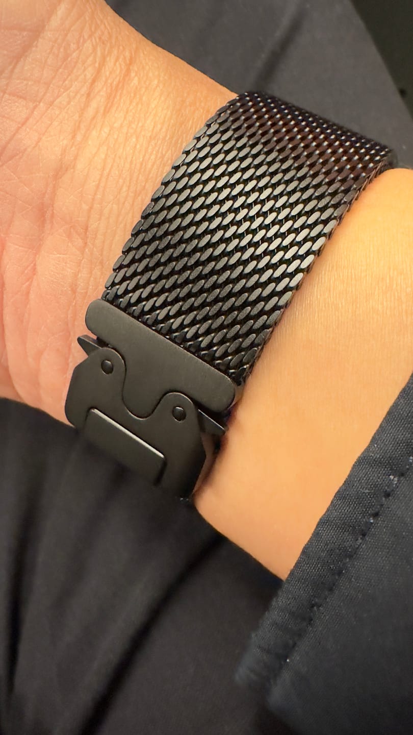 Customer photo review of Titanium Milanese Loop