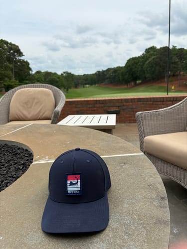Customer photo review of Navy "Cape Golf USA" Snap-Back