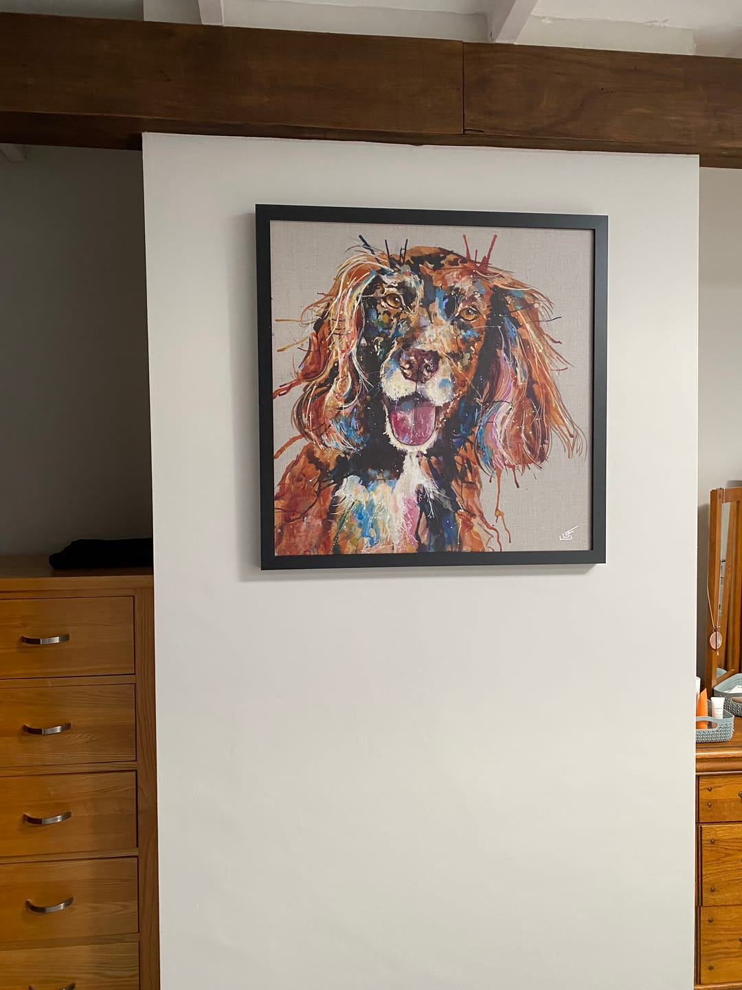Customer photo review of Spaniel Large By Louise Luton