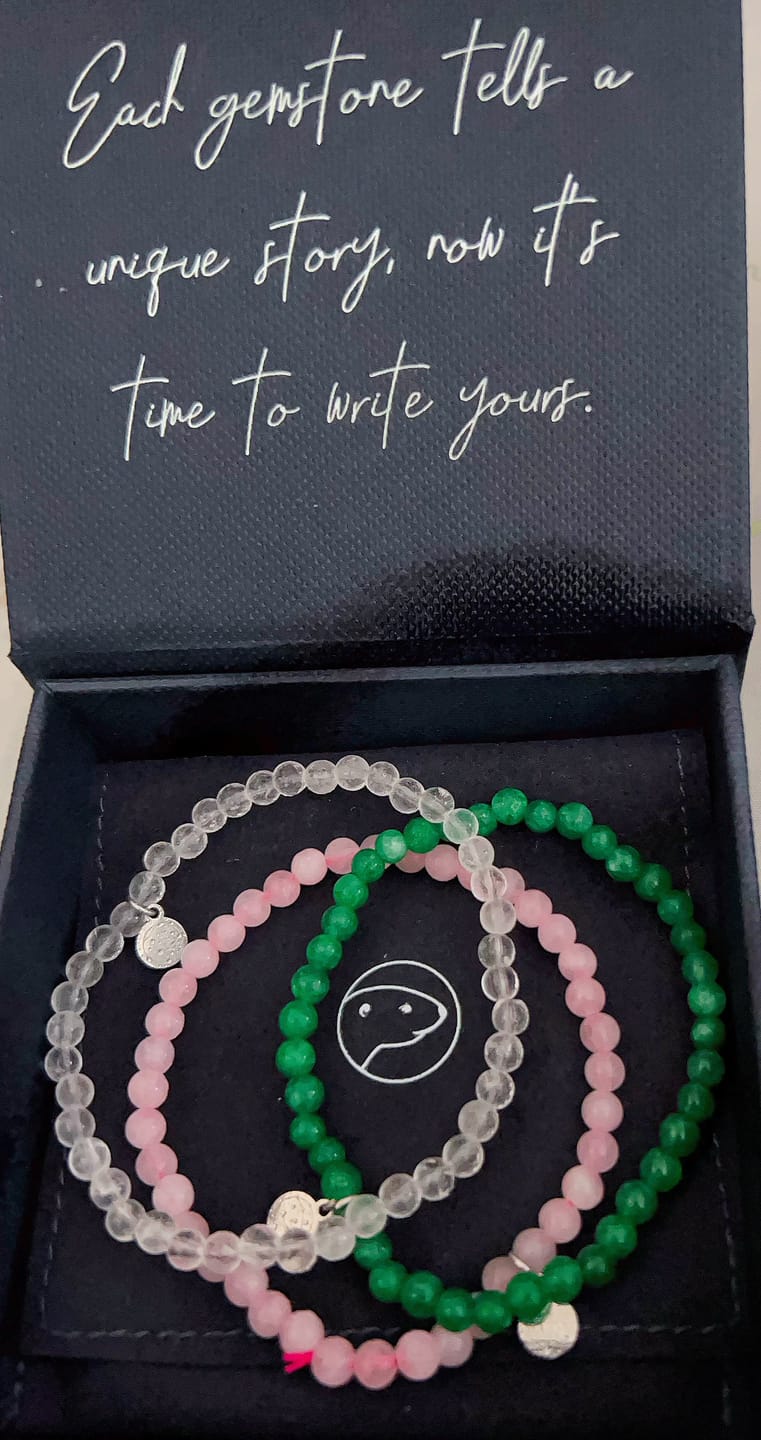 Customer photo review of Clear Quartz Bracelet Mini