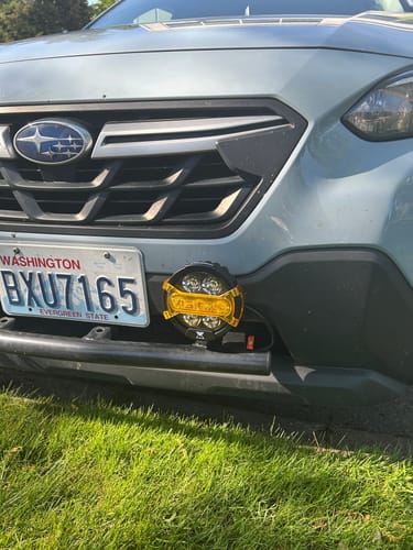 Customer photo review of CR-7 PRO Dual-Action Combo Driving Lights