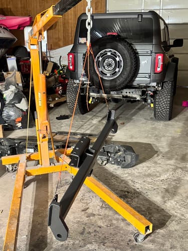John F. review of Ford Bronco 2021+ Rear Tow Hitch w/ Shackle Tabs image 1 out of 4