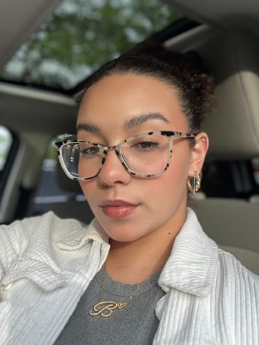 Customer photo review of Dainty heart  script initial