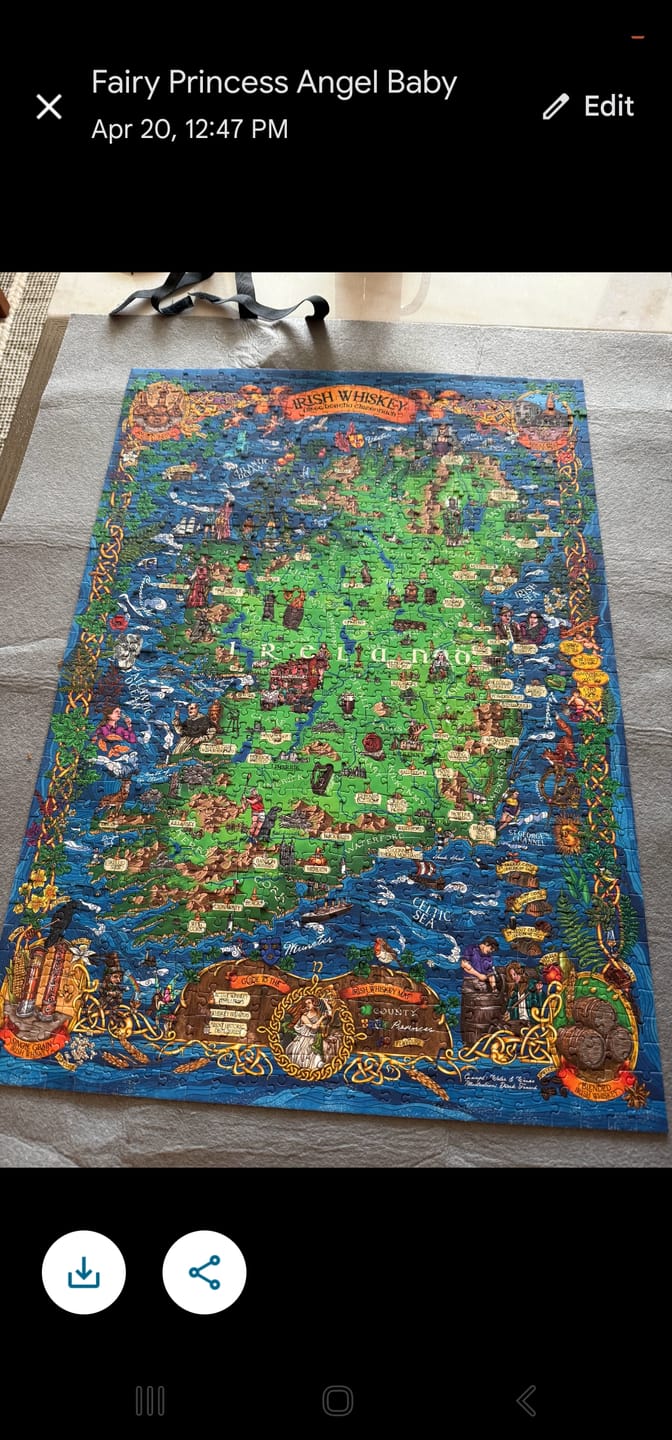 Customer photo review of Whiskey Puzzle - Ireland