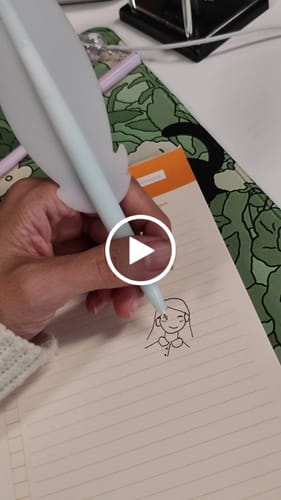 Customer video review of Fantasy Feather Pastel Gel Pen