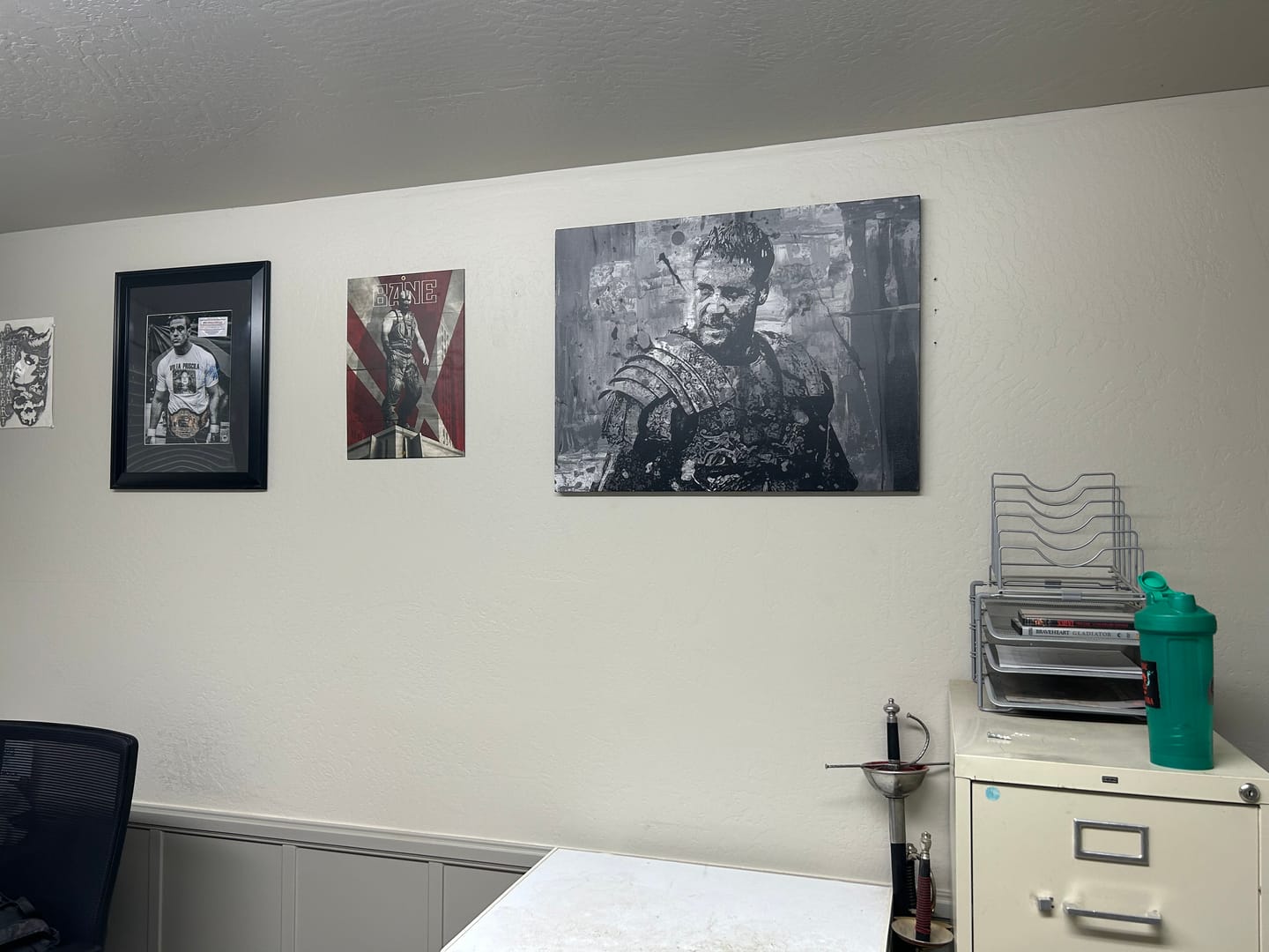 Customer photo review of Maximus Grayscale Wall Art