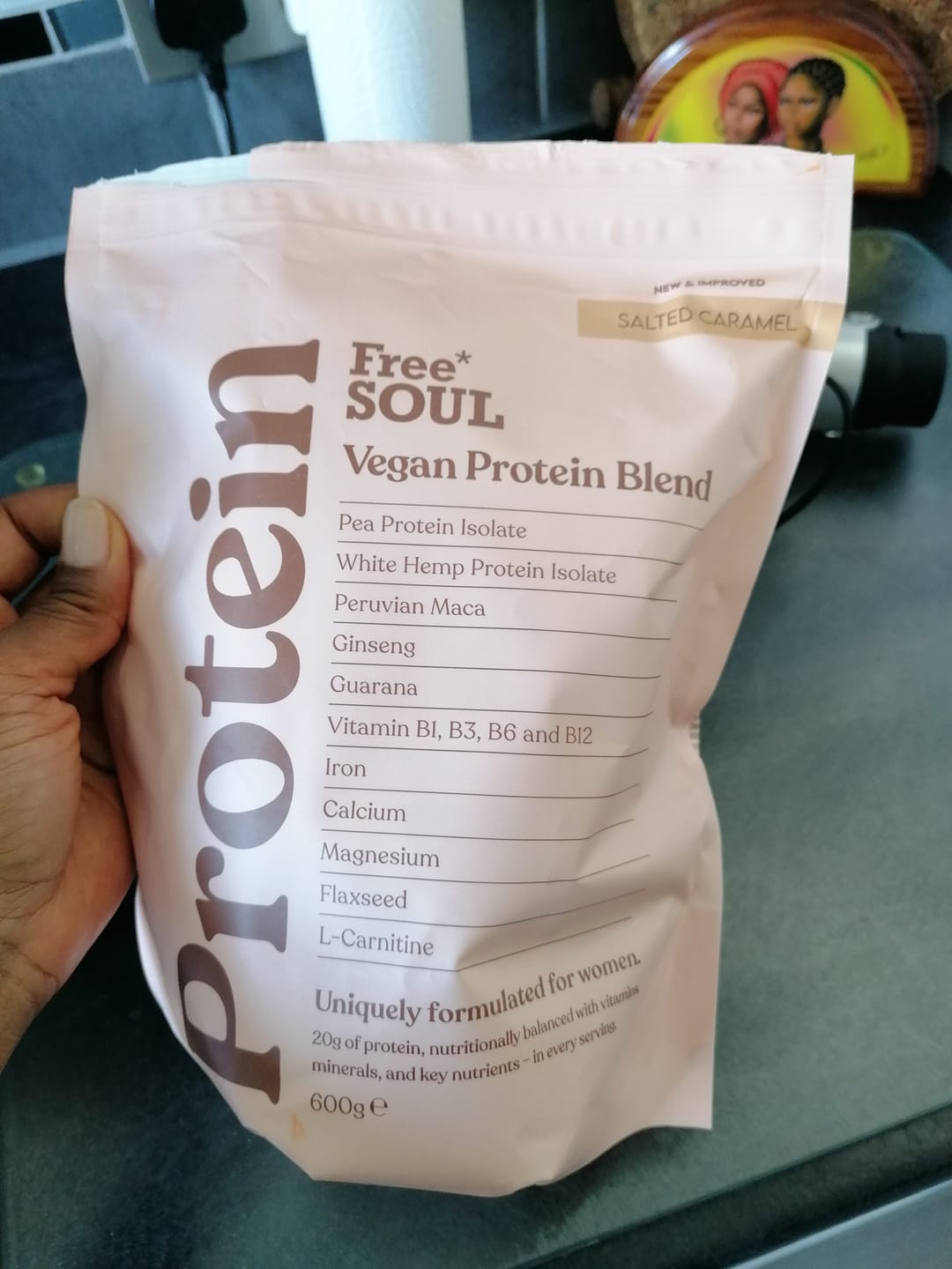 Customer photo review of Vegan Protein Blend