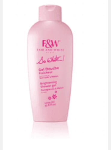 Customer photo review of Fair and White So White! Refreshing Shower Gel With Pomegranate And Melon Extracts (Jumbo-1000ml / 33.81 fl oz)
