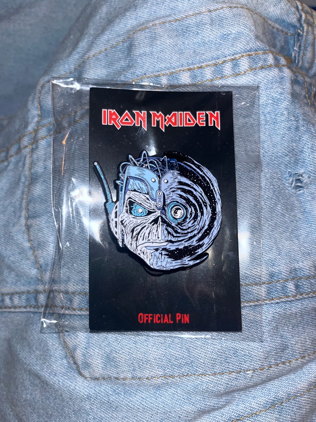 Customer photo review of Iron Maiden - Wasted Years - Pin