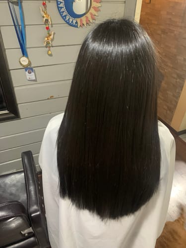 Customer photo review of Máscara Hidratante Golden Glow 500 g