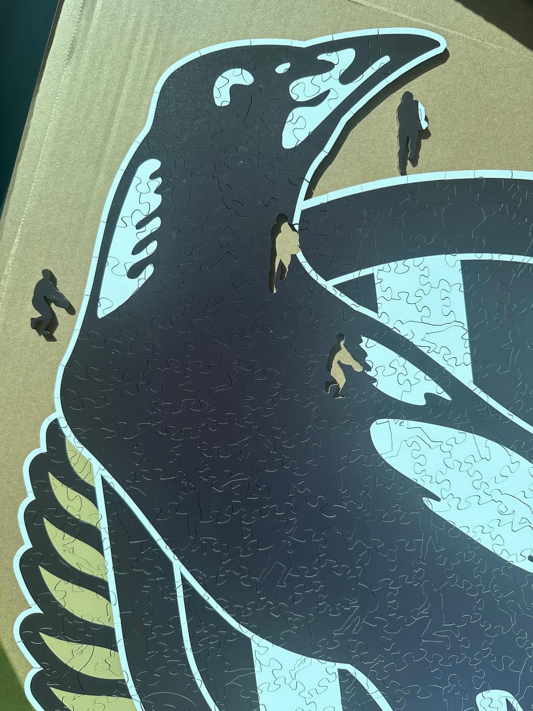 Customer photo review of Collingwood FC Logo - Wooden Puzzle