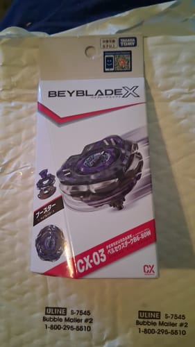 Customer photo review of Takara Tomy Beyblade X CX-03 PerseusDark B6-80W