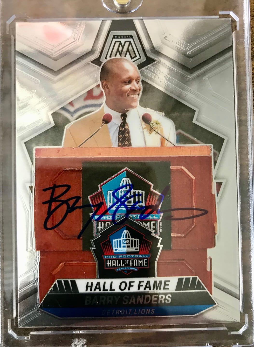 Customer photo review of Barry Sanders Autograph Signing