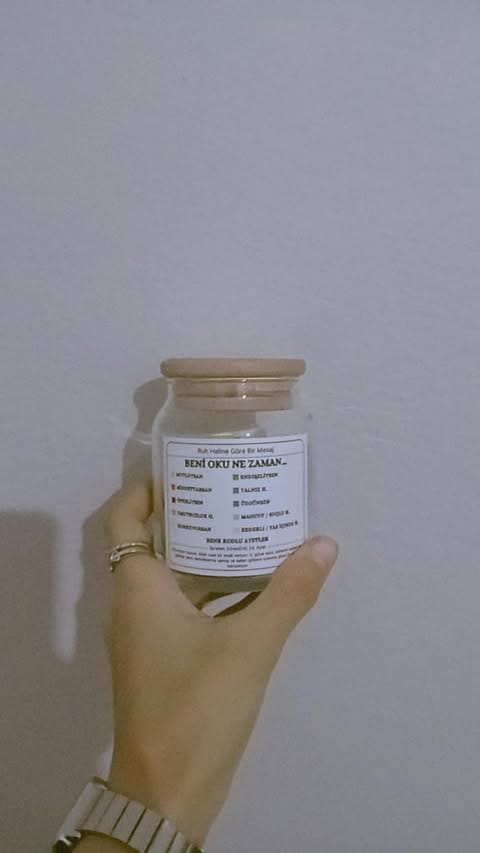 Customer photo review of Huzur Kavanoz - 10 Renkli