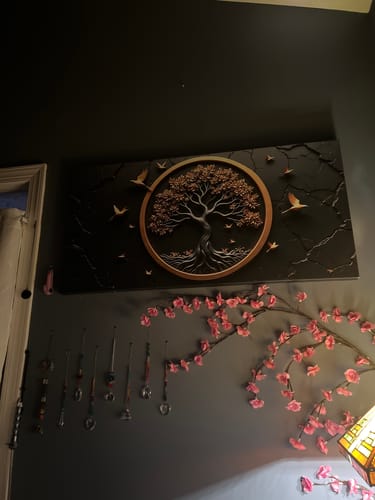 Customer photo review of 3D Celtic Tree of Life Wall Art IV
