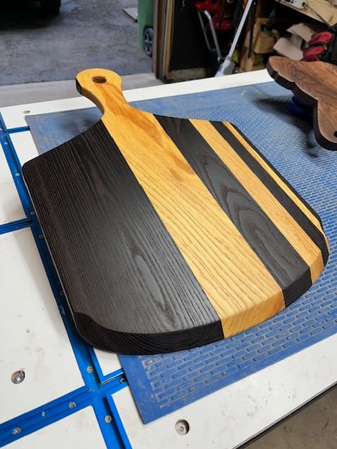 Customer photo review of 21x14" Pizza Paddle Acrylic Router Template