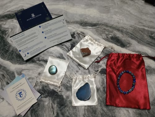 Customer photo review of AuraBloom Subscription Box