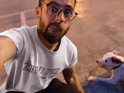 Customer photo review of Živi Brzo Oversize T-Shirt