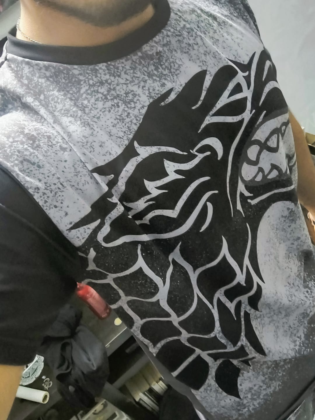 Customer photo review of Playera Pijama House Stark