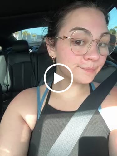 Customer video review of Glitter Eyeglasses
