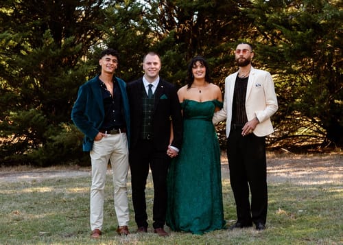 Customer photo review of Hand Made Leather Dog Collar - Imperial Blue & Chrome (Slim Fit)