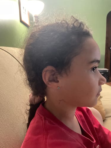 Customer photo review of Turquoise Stud