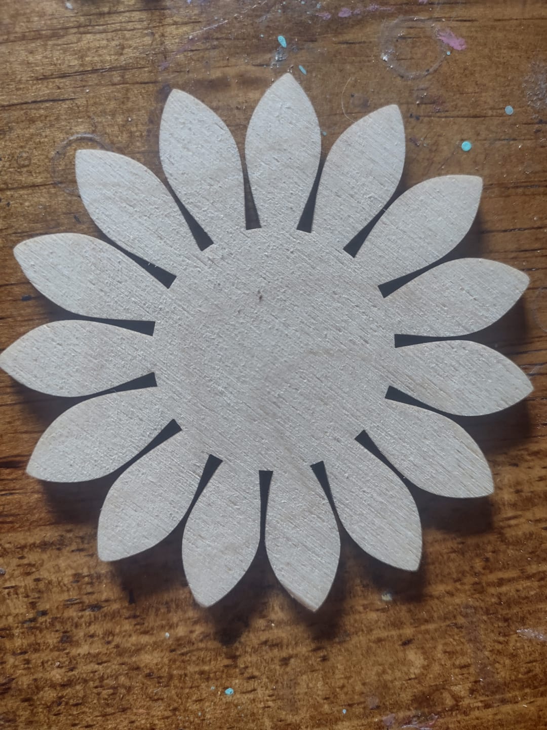 Customer photo review of Unfinished Wood Radiant Sun Silhouette | Summer | Celestial | Craft Cutout | up to 46"