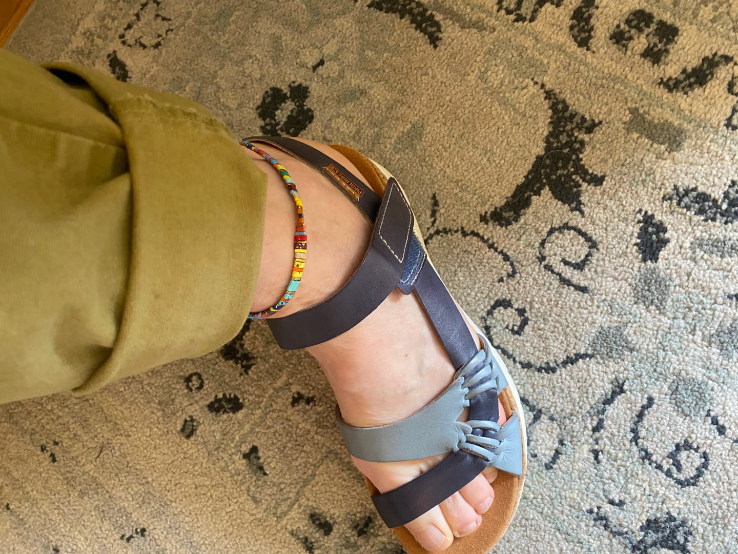 Customer photo review of Aloha Stretch Beaded Anklet
