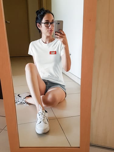 Customer photo review of YUGO Baustein Oversize T-Shirt