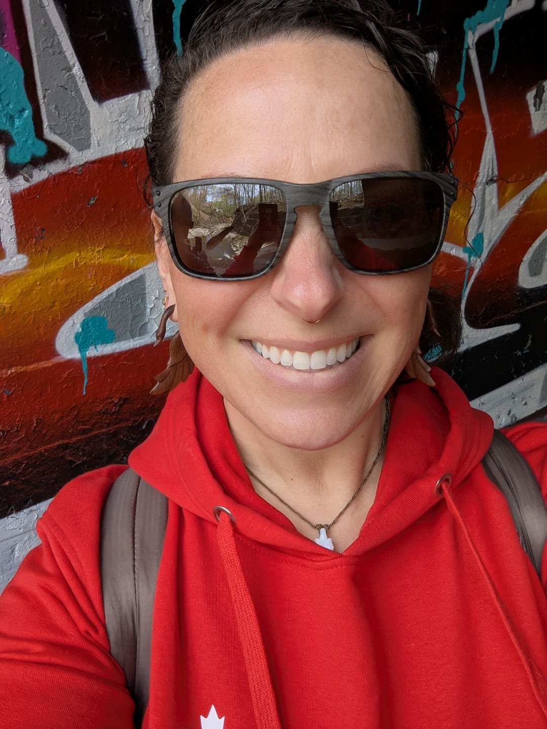 Customer photo review of Elbows Up Canada Sweatshirt or Hoodie