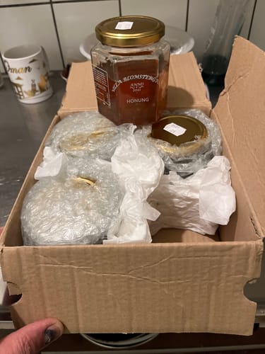 Customer photo review of 2kg flytande honung för 499kr med fri frakt!
