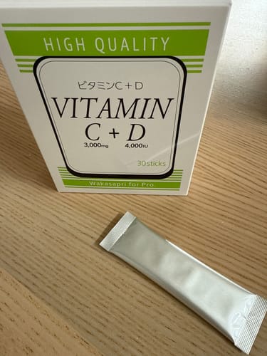 Customer photo review of ビタミンC+D -Wakasapri for Pro.
