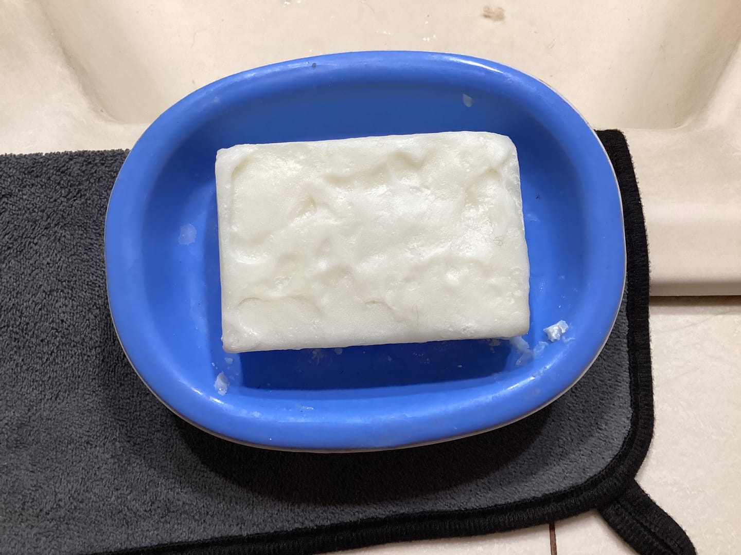 Customer photo review of Niacinamide + Glutathione Brightening & Age-Defying Soap 100g