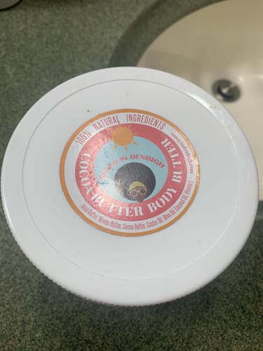 Customer photo review of Cocoa Butter Body Butter