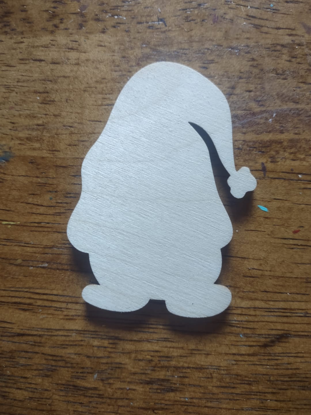 Customer photo review of Unfinished Wood Christmas Gnome Silhouette - Craft- up to 46" DIY