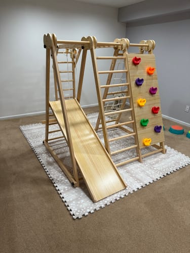 Customer photo review of Chestnut - 8-in-1 Jungle Gym for Toddlers