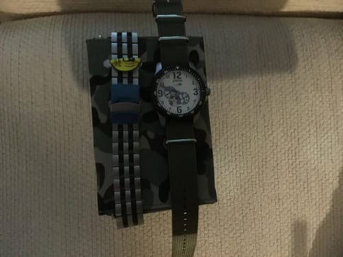 Customer photo review of Iron Wolf Full Lume Military Open Heart Special Edition Watch 82S7-P712302
