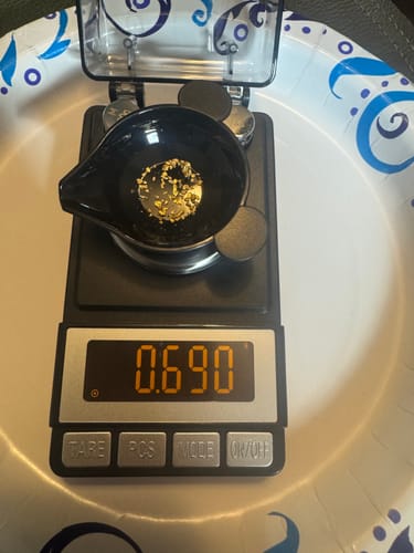 Customer photo review of NUGGET RESERVE 'CLUNKER' - Gold Panning Paydirt