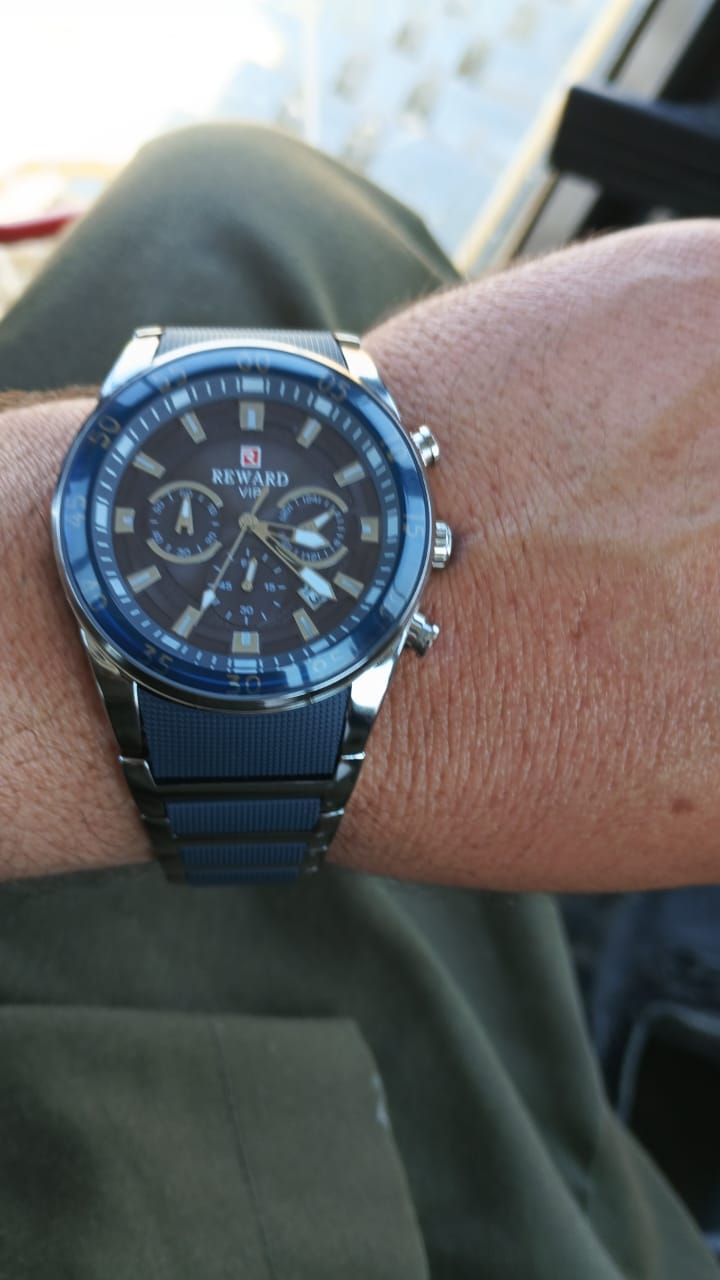 Customer photo review of REWARD Men's Luxury Watch – Elegant Timepiece