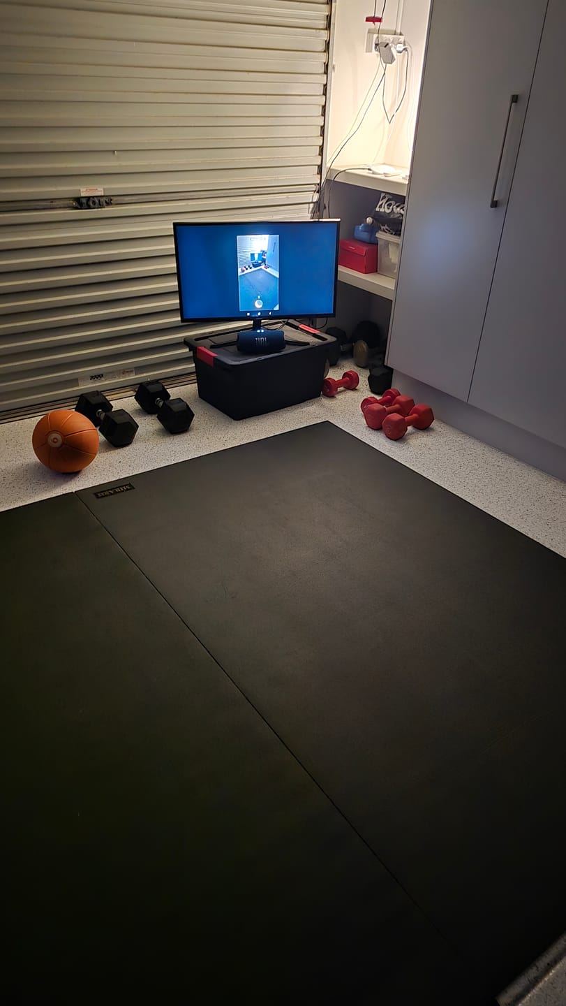 Customer photo review of Miramat® - 200cm x 120cm - Extra Large Exercise Mat - In Stock