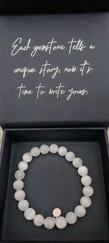 Customer photo review of Selenite Bracelet