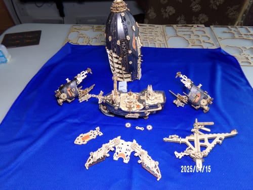 Debra P. review of Rokrgeek Steampunk Airships 3D Wooden Puzzle image 1 out of 5