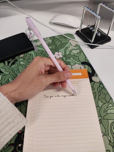 Customer photo review of Japanese Wind Chime Gel Pen