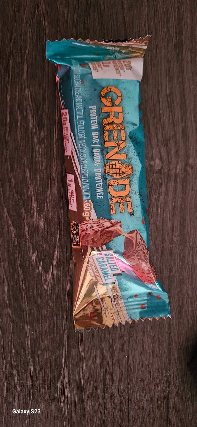 Customer photo review of Grenade - Barre protéinée 60g